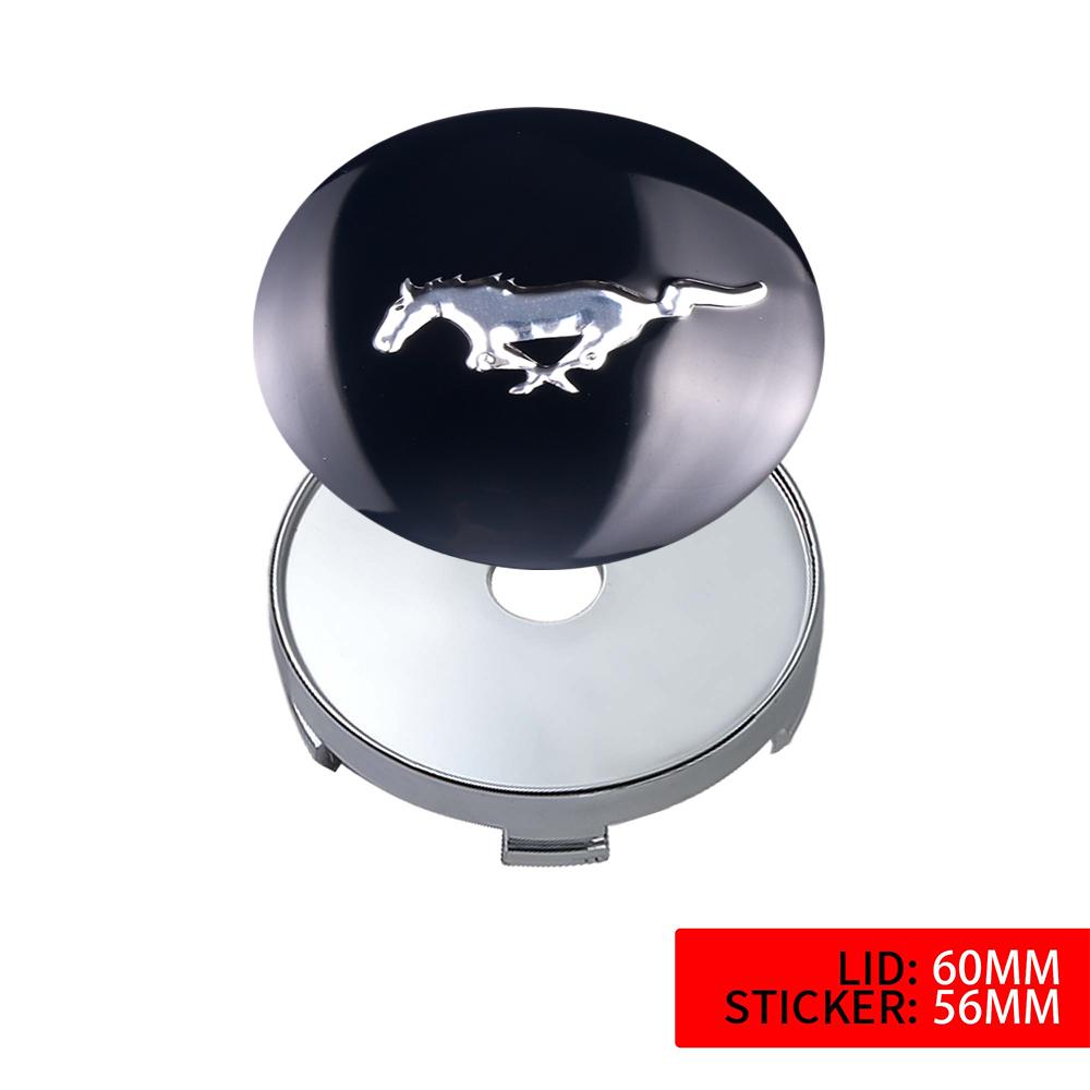 4pcs Aluminum Alloy Car Wheel Center Hub Caps Cover For Ford Fiesta Mondeo Fusion Explorer Escape Shelby Edge Taurus Mustang