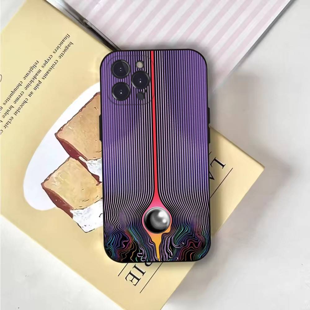 Чехол для телефона T-Tame Impala для iPhone 6,17,16,15,14,13,12,11 Plus,Pro Max,XS,X,XR,SE,Mini,8,7, Мягкий силиконовый черный чехол