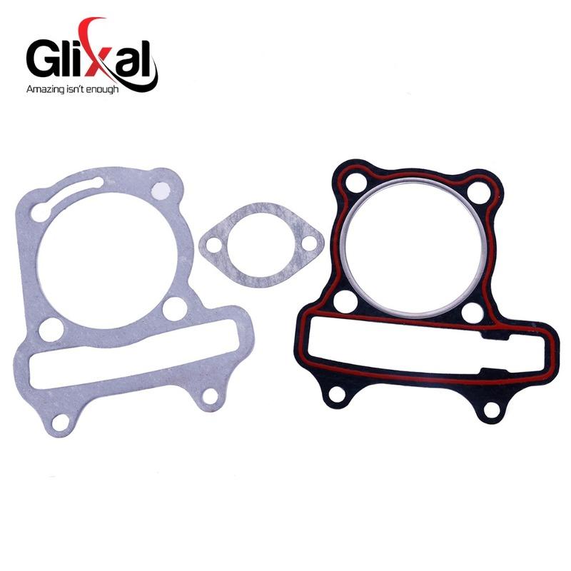 Комплект для капитального ремонта двигателя скутера Glixal GY6 180cc 61 мм, комплект цилиндра увеличенного диаметра, головка блока цилиндров в сборе для 4-тактного мопеда, скутера, квадроцикла 157QMJ