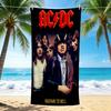 1Pc Acdc Highway Hell Beach Towel Quick Dry Multiuse For Beach Pool Gym Yoga Home Travel Christmas Halloween Xmas Gift L1453
