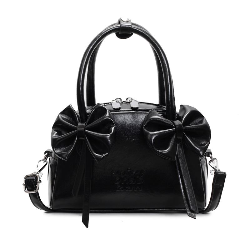 Bow Handbag Women'S High-End Temperament Shoulder Bag Foreign Style Versatile Messenger Bag