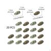 20 Pieces Mini Crocodile Figurine Gift Idea Statue Indoor Outdoor Crocodilian Reptile