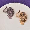 Брошь тигра, мужской темперамент, аксессуары в стиле вестерн, ретро-брошь тигра, булавка для рубашки и пиджака