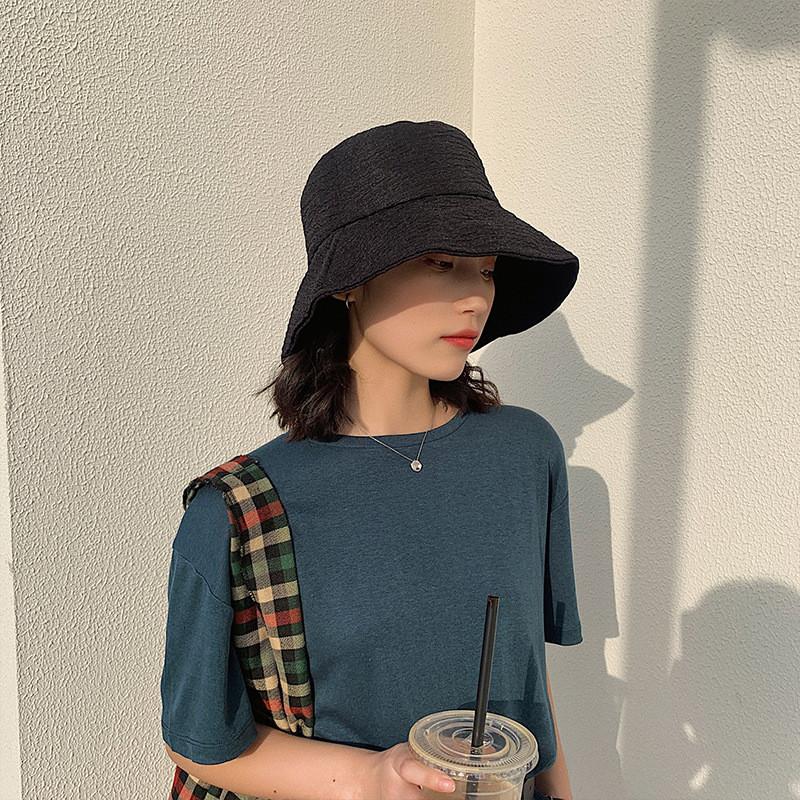 Трендовая бежевая шляпа рыбака для женщин в корейском стиле, повседневная, от солнца, дышащая, на все сезоны