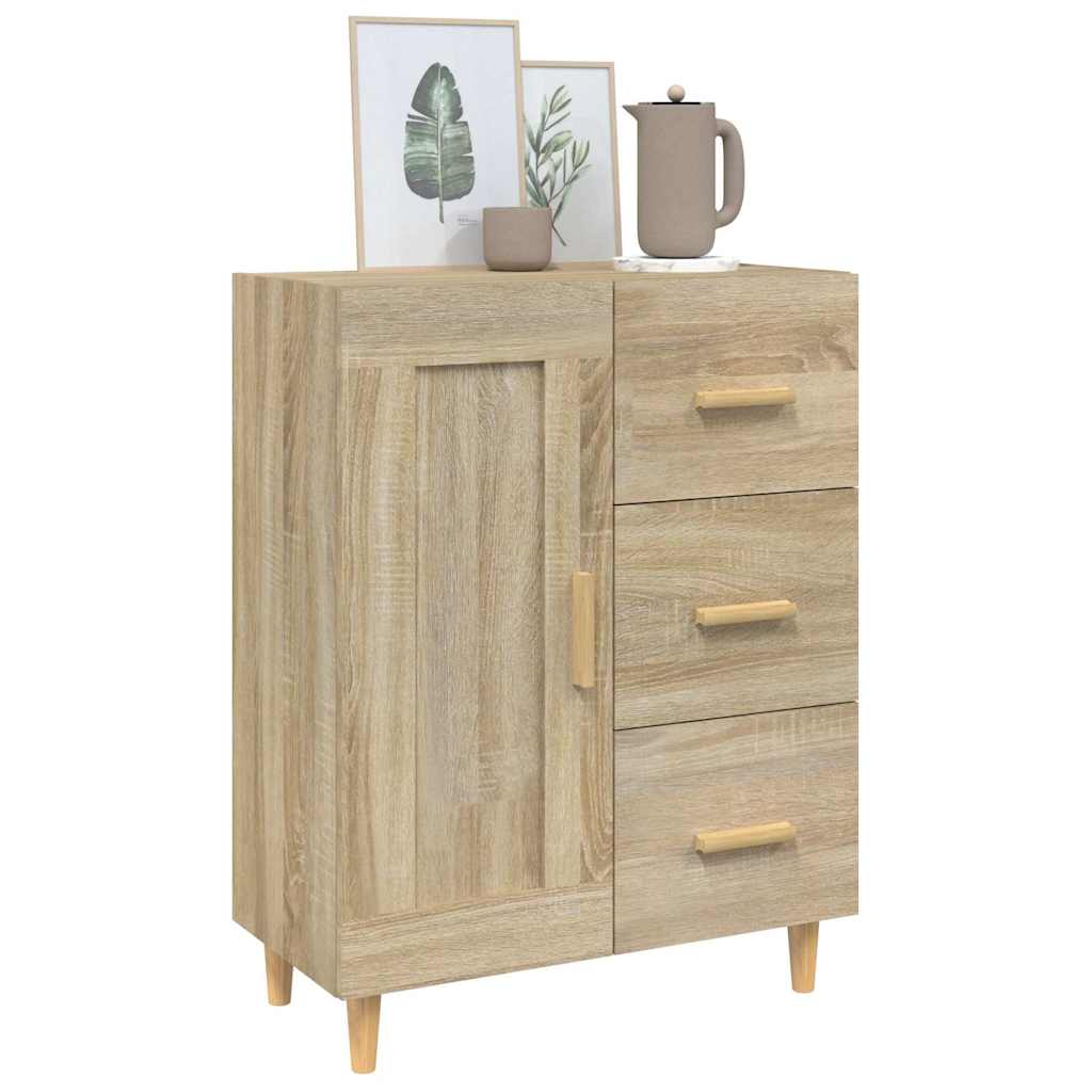 vidaXL Sideboard Sonoma-Eiche 69,5x34x90 cm Holzwerkstoff