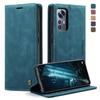 (Blue) Flip Case for Xiaomi 12/12x/12s Case Card Slot Kickstand Vintage Pu Leather Wallet Magnetic Closure Shockproof Flip Folio Book