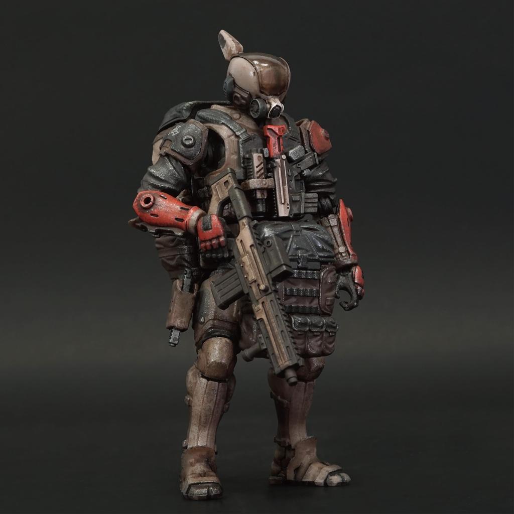 TOYS ALLIANCE LIMITED FAV A109 Red Crow Paratrooper Scale ABS Painted Movable Figure "Acid Rain" 1/18