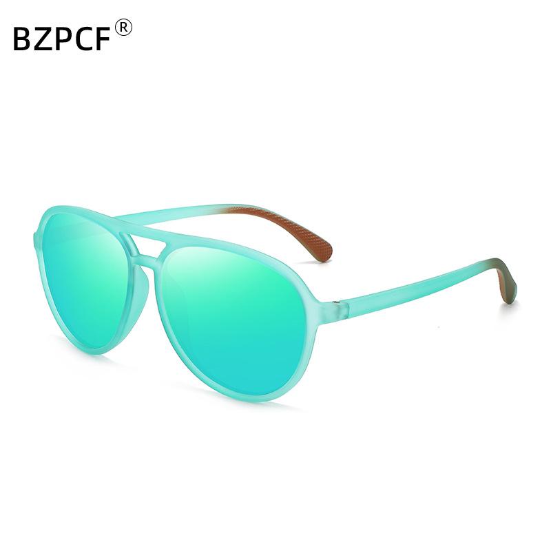 New Trendy Gradient Legs Oversized Pilot Polarized Sunglasses Men Brand Design Vintage Driving Sun Glasses Women Shades UV400