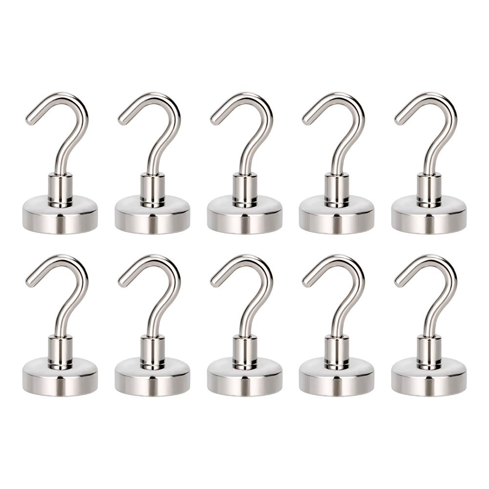 10 шт. Магнитная вешалка настенная сверхпрочная круизная вешалка многоцелевые крючки для хранения для холодильника другие магнитные поверхности