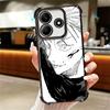 Крутой Черный JUJUSU Аниме Мягкий Чехол Для Телефона Для Xiaomi Redmi Note 14 15 Pro Plus 13 12 11S 11T 5G 10 9S 9 Покрытие Защита От Падения Fundas
