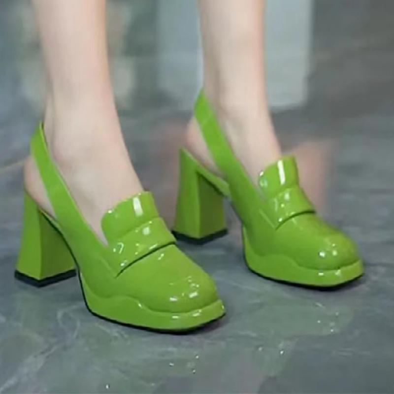Maogu с круглым носком женские туфли на высоком каблуке весна осень модные сандалии женские туфли на платформе туфли-лодочки женская обувь 2024 Новинка