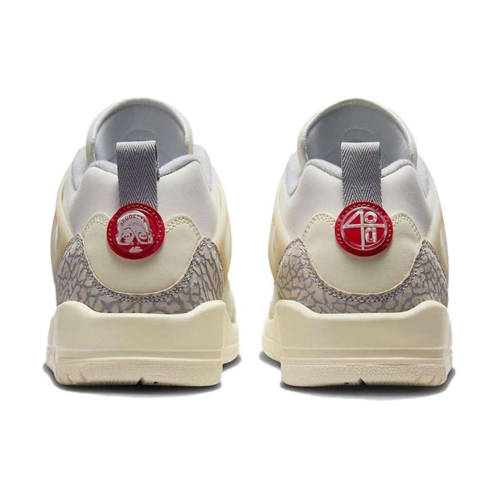 Air Jordan Spizike Low Молочный кокос Мужские кроссовки Кремовый Парусный Университетский красный FQ1759-100