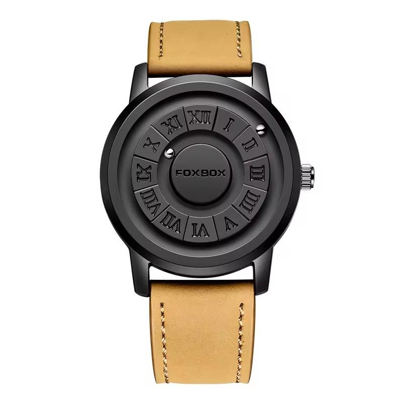 Lige Foxbox 0047 FB0047 Men Watches Stainless Steel Leather Band Material Luxury Sport Waterproof Quartz Watch for Male Reloj