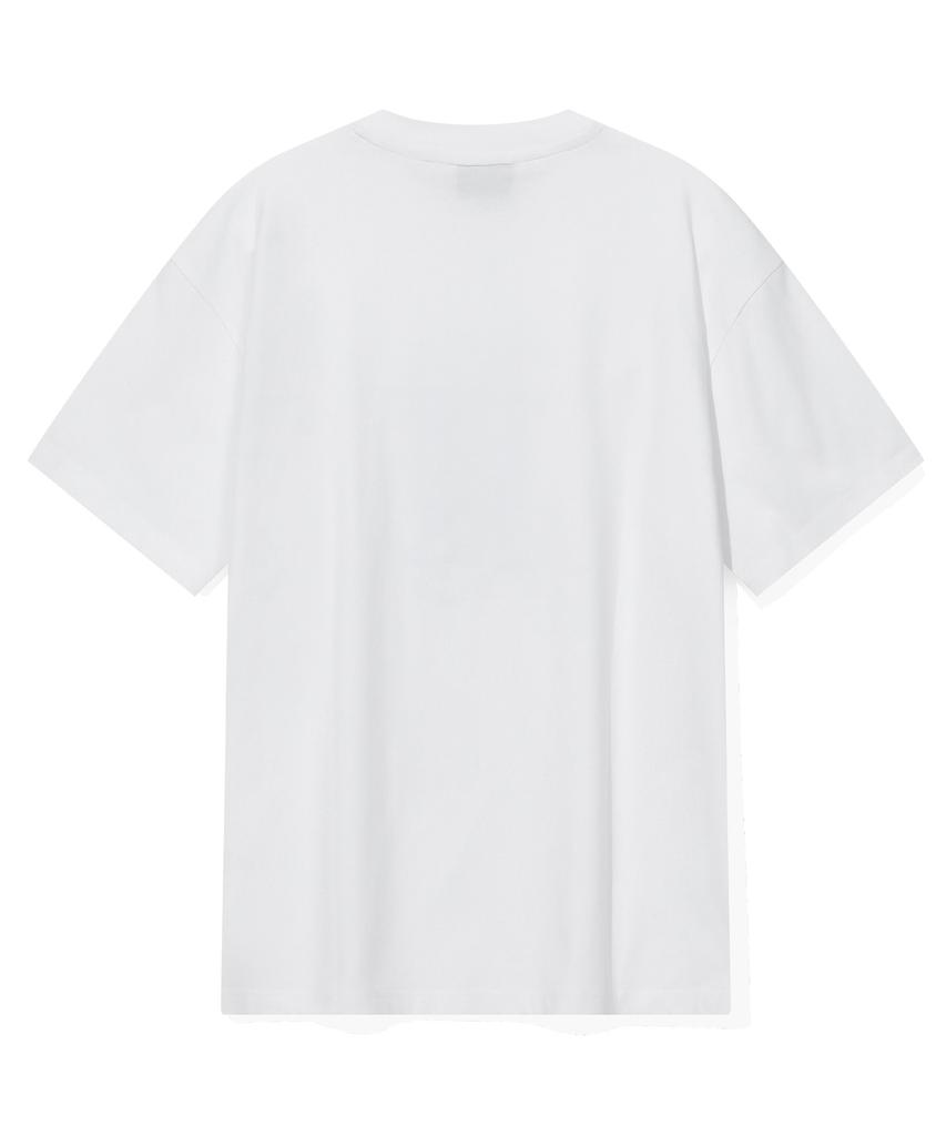 Футболка BEENTRILL с тройным хэштегом (белый)