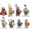The Lionheart Greek Hoplite Asperity Infantry Knight Ascension Bowman Frontline Model Blocks MOC Bricks Set Gifts Toys G0180