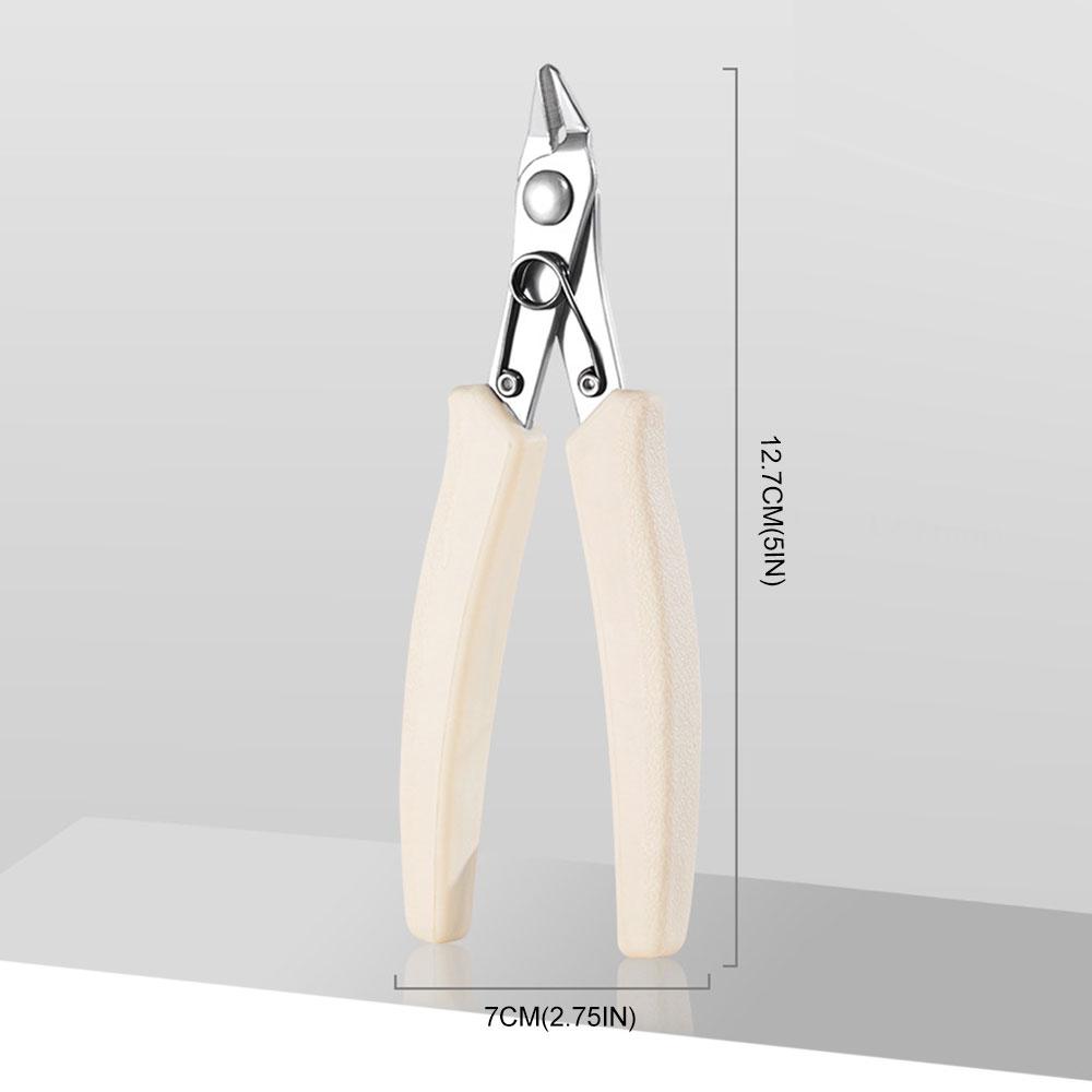 Модель плоскогубцы для удаления ногтей для маникюра Алмазные художественные аксессуары Металлическая цепочка для резки Цирконий Ювелирные изделия Высокомощная машинка для стрижки
