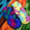 Segment Dyed Wool Yarn Mixed Color Knitting Yarn Thick Knitting Crochet Thread  Sweater