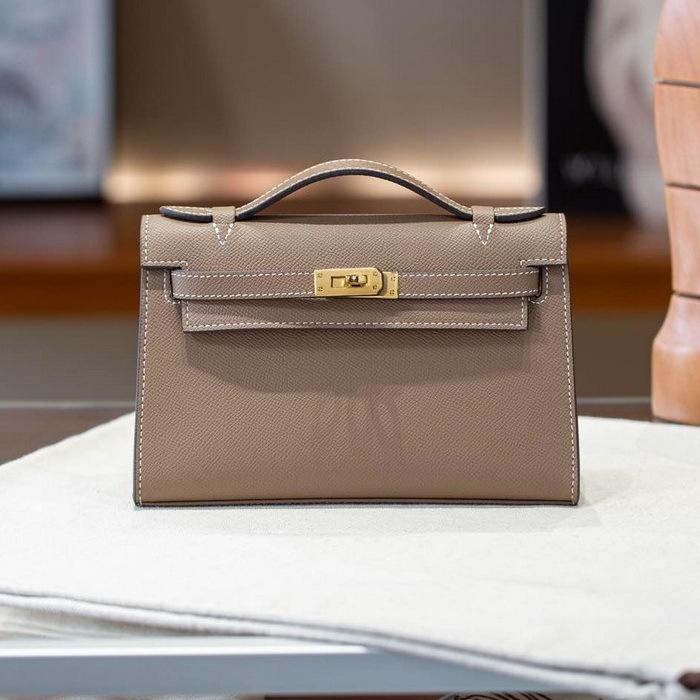 Сумка Женская 2026 Новая Узор Пальмы Коровья Кожа 22см Мини Поколение Kai-Li Модная Портативная Натуральная Кожа Женская Сумка