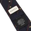 Gucci Узкий галстук 451528 4E002 4074 Темно-синий/Красный [Б/У]