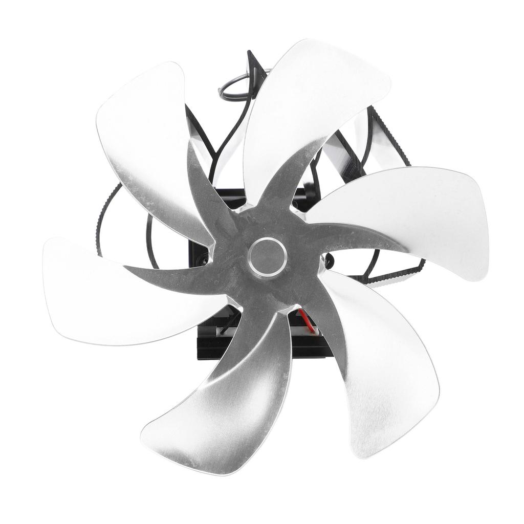 Вентилятор для дровяной печи с подогревом, 6 лопастей, подвесной вентилятор для печи, бесшумный дымоход, подвесной вентилятор для камина, экологически чистый