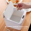 Touch-free Trash Cans Smart Induction Trash Bin Automatic Garbage Can Infrared Motion Sensor