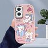 For Vivo V23 V27 V29 V25 V30 Y02 Y02t Y28 Y33s Infinix Smart 8 Pro Cute Little Bears Pattern Silver Edge Lens Soft Silicone Phone Case