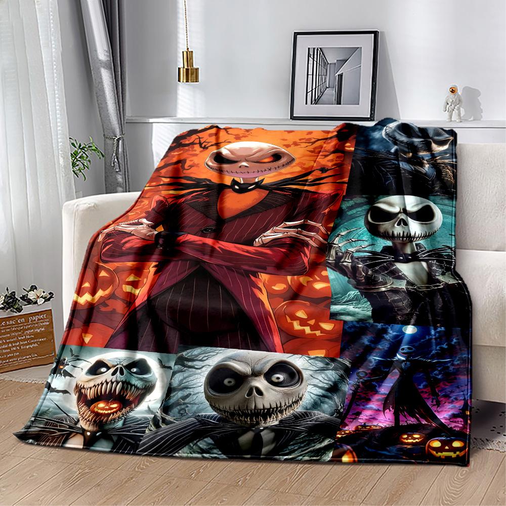 Christmas Nightmare Blanket Soft & Cozy Great for Chair Seaside Office Four Seasons Multipurpose Modern Best Holiday Gift for Friends Family