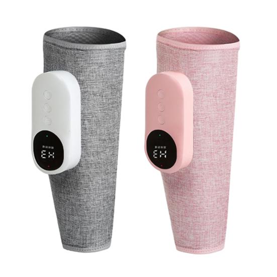 Leg Massager 3-Level Intensity Thigh Calf Massager Wireless Portable Vibration Pressure Massager for Circulation Relief Auto Shutdown Leg Fatigue