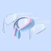 Children's Swimming Goggles with Large Frame Waterproof and Anti Fog High-definition Protective Glasses Including Earplugs