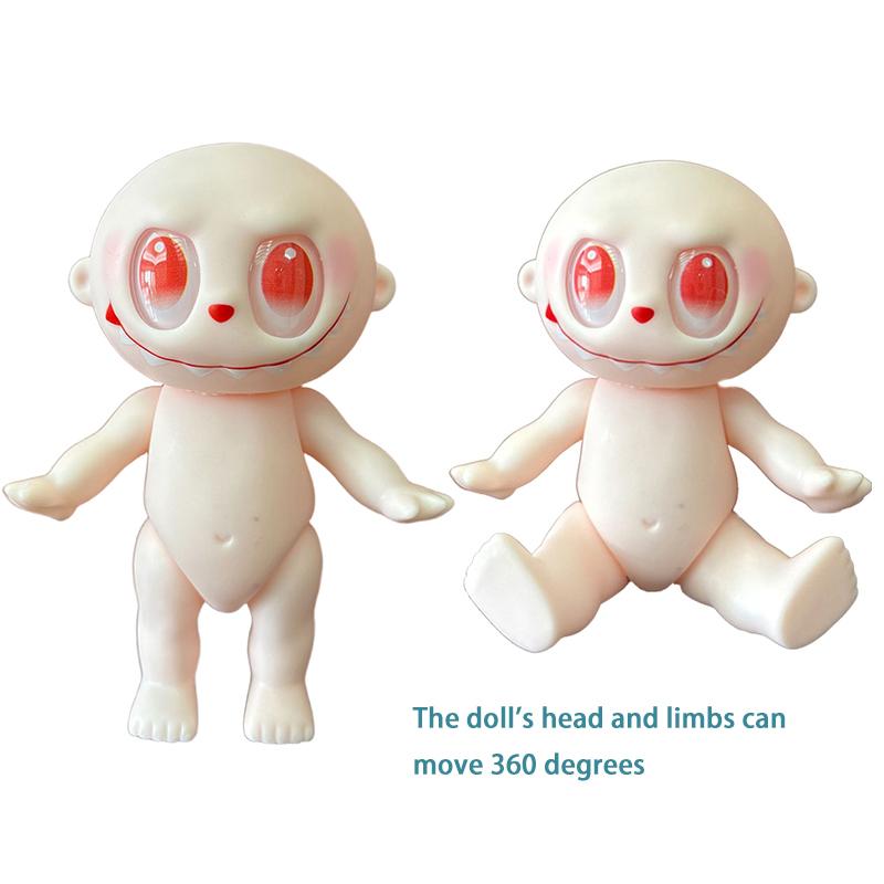 1 Piece Diy Doll Changing Supplies Labubu Vinyl Doll Accesseries For Labubu 3Rd Gen Face Hands Feet Replacement Parts