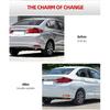 2Pcs LED rear bumper lights brake tail light reflector light rear lamp Brake warning Lamp For Honda City 2014 2015 2016