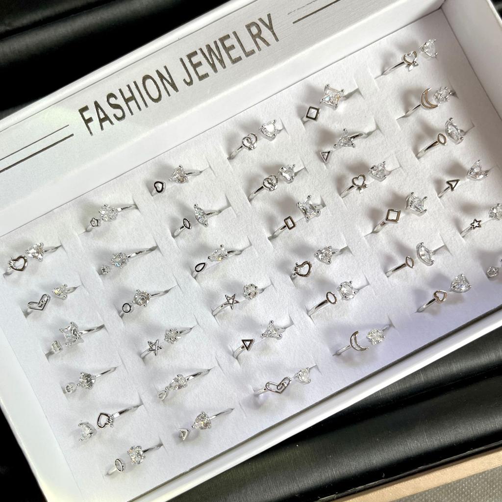 Korean version simple and elegant ring for women, adjustable finger ring jewelry accessory