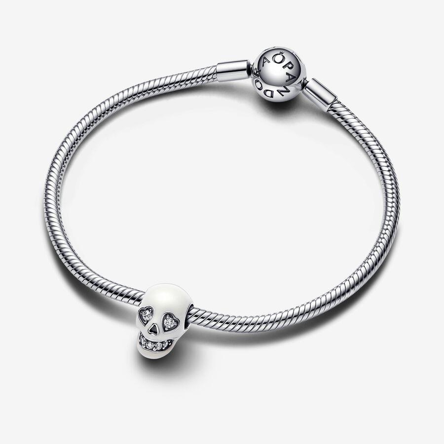 Pandora Подвеска в виде сверкающего черепа, светящаяся в темноте