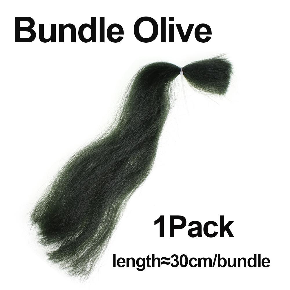 1 упаковка 30 см гофрированное Kinky Minnow волокно стримерная мушка волокна Bucktail головка для джига материал для вязания для нахлыста форель щука окунь набор приманок