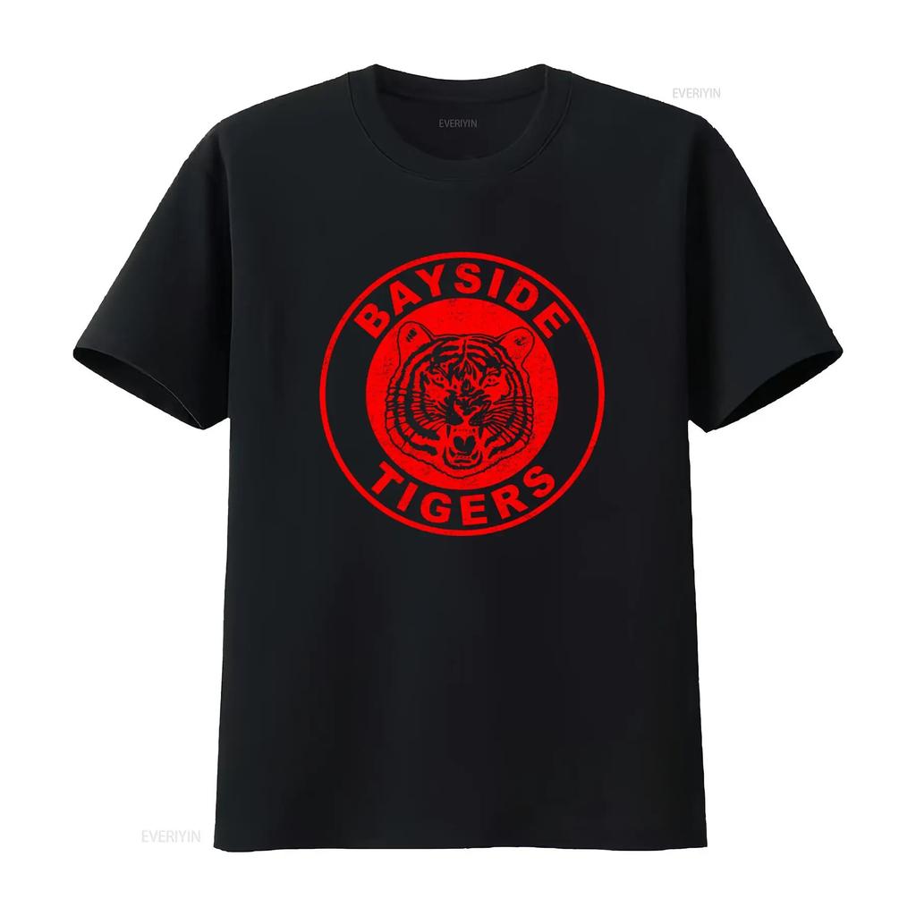 Vintage Style Bayside Tigers T Shirt for vintage Washed fashion Unisex homme Stylish Versatile designer clothes graphic