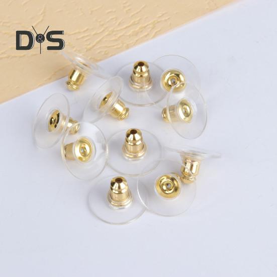 120 шт. Подставки для сережек с подушечкой Гипоаллергенные фиксаторы для сережек Акриловые подставки для сережек Замена для потерянных подставок для сережек Изготовление сережек своими руками