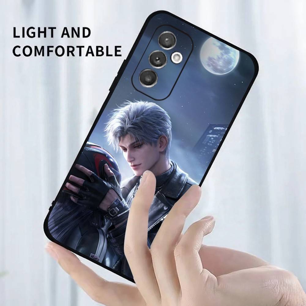 Чехол для телефона S-Sylus Love and Deep Space для Samsung Galaxy A91, A80, A73, A72, A71, A53, A52, A32, A31, A22, A21s, A20, Черный