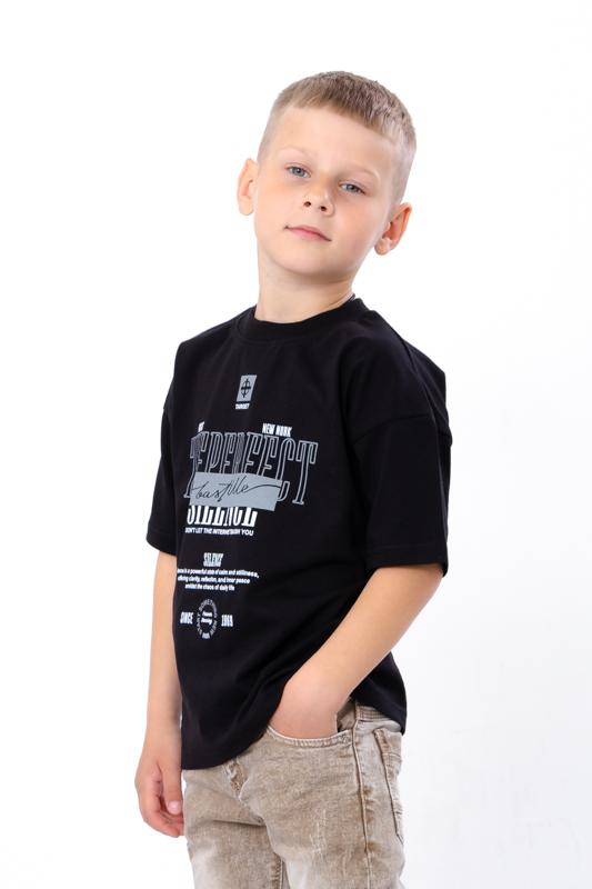 Kids’ T-Shirt for Boys – Lightweight Cotton, Classic Cut, Printed Design Summer 6414-001-33-4-2 HC