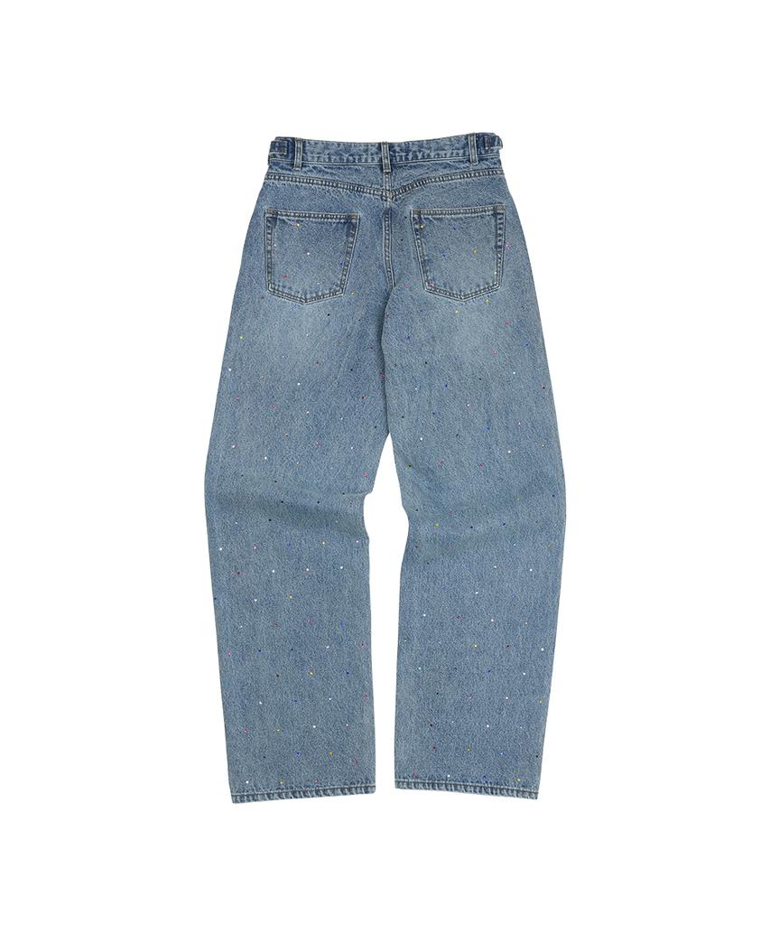 GRAILZ Crystal Denim Pants [Blue]