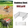 Мини-сетка для гриля из нержавеющей стали, сетка для гриля на открытом воздухе, яма для костра для барбекю