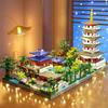 Модель Западного озера в Ханчжоу, Совместимая с кубиками LEGO – Детский handmade подарок