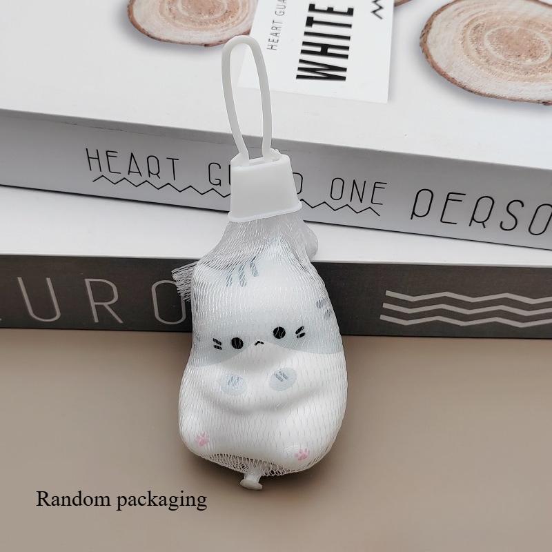 1Pc Adorable Cartoon Cat Squeeze Small ornament for Adult Soft Pinch PU Slow Rebound Balls Office Stress Relief Ornament