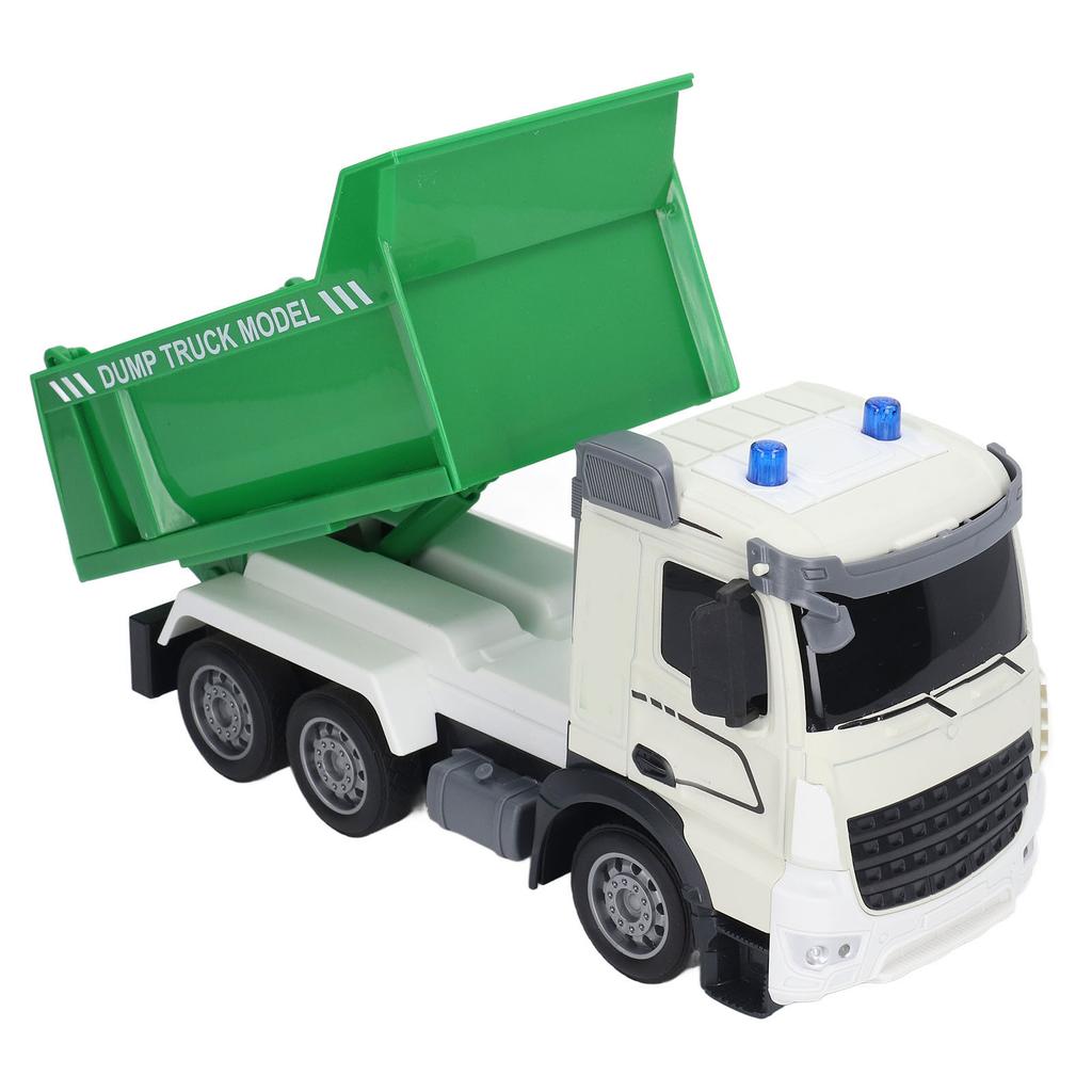 Игрушка мусоровоз со светом и звуком, перезаряжаемая, симуляция, дистанционное управление, санитарный грузовик