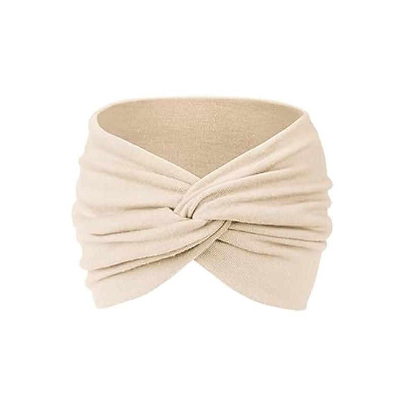 Ladies 18Cm Wide Hair Band Headband Yoga Elastic Hair Band Running Hair Band Sports Sweat Absorbing Head