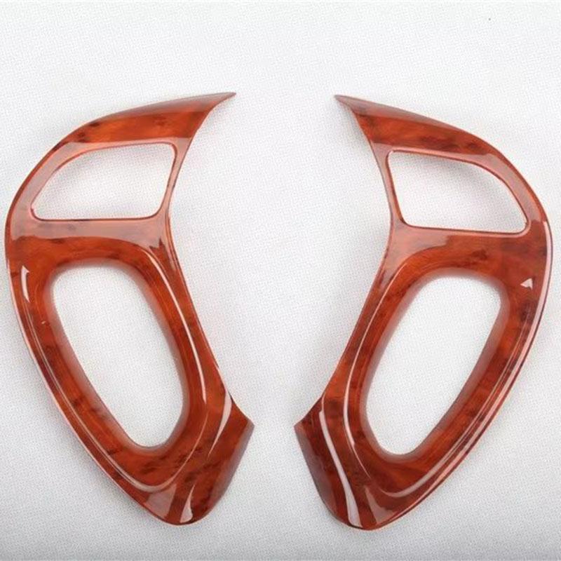 Для Hyundai IX35 2010-2017 деревянный цветной внутренний чехол на руль, украшение автомобиля