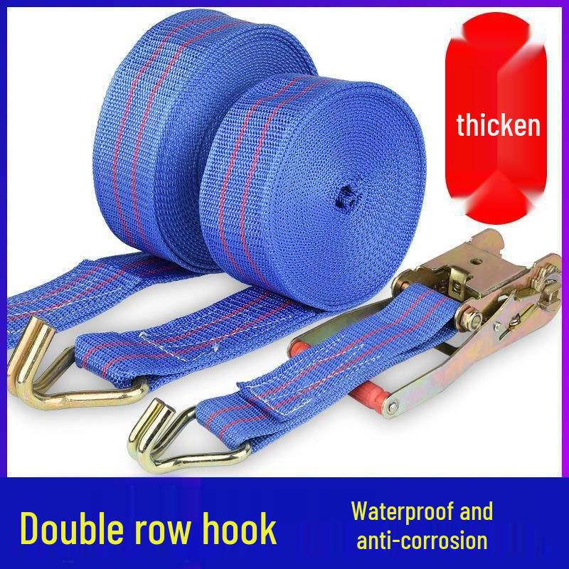 Сверхпрочные грузовые крепежные ремни с храповым механизмом и натяжителем тормозного троса.