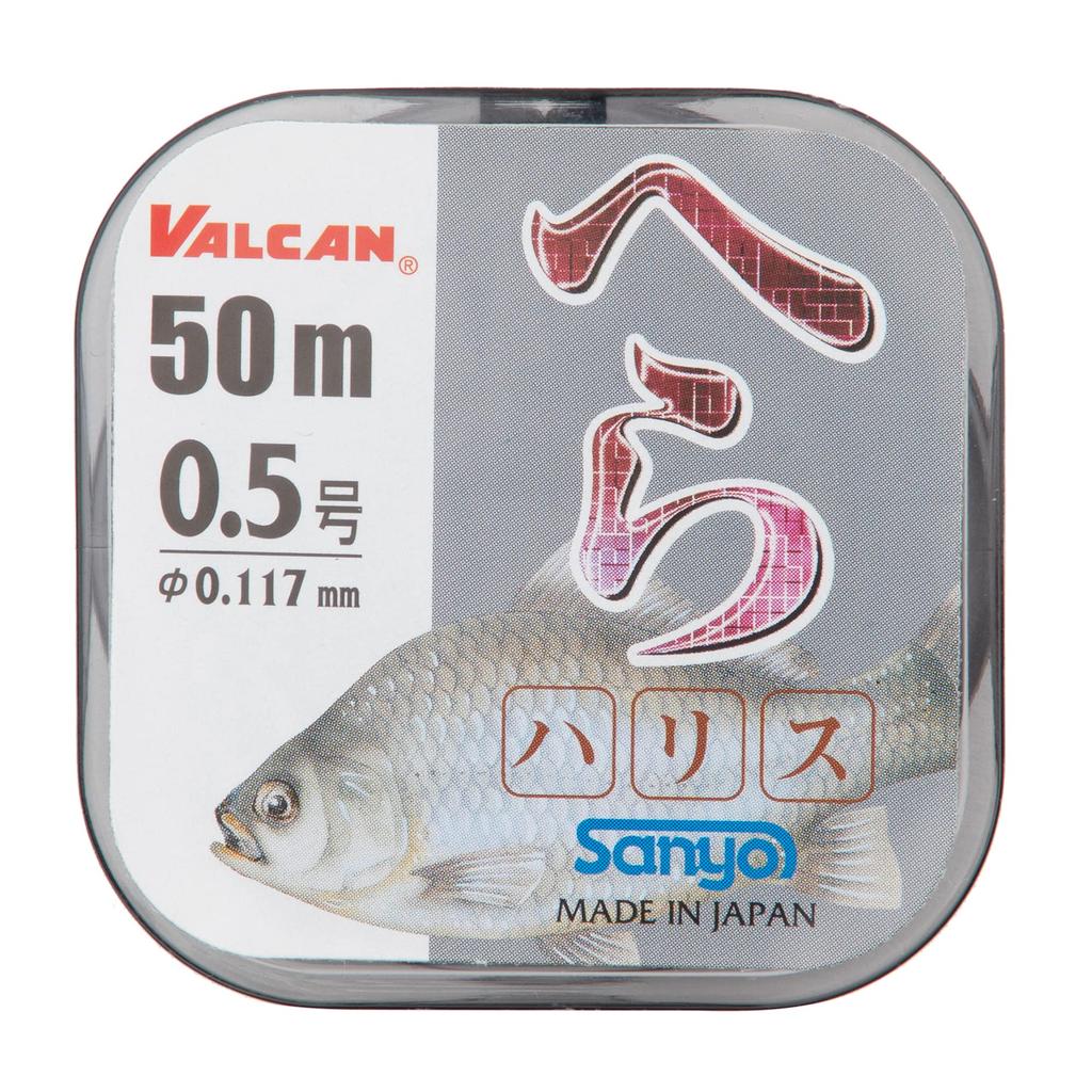 Sanyo Nylon VALCAN Bream Line, Black, 50m, Size 0.5