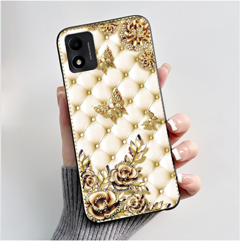 Casing For TCL 305i 5164D Phone Case Aesthetic Luxury Cute Cool Boys Girls Soft silicone Protective Back Cover Black TPU Shell