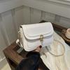 Retro Fashion Simple Lock Small Bag Women'S Spring Versatile Shoulder Messenger Bag Small Square Bag