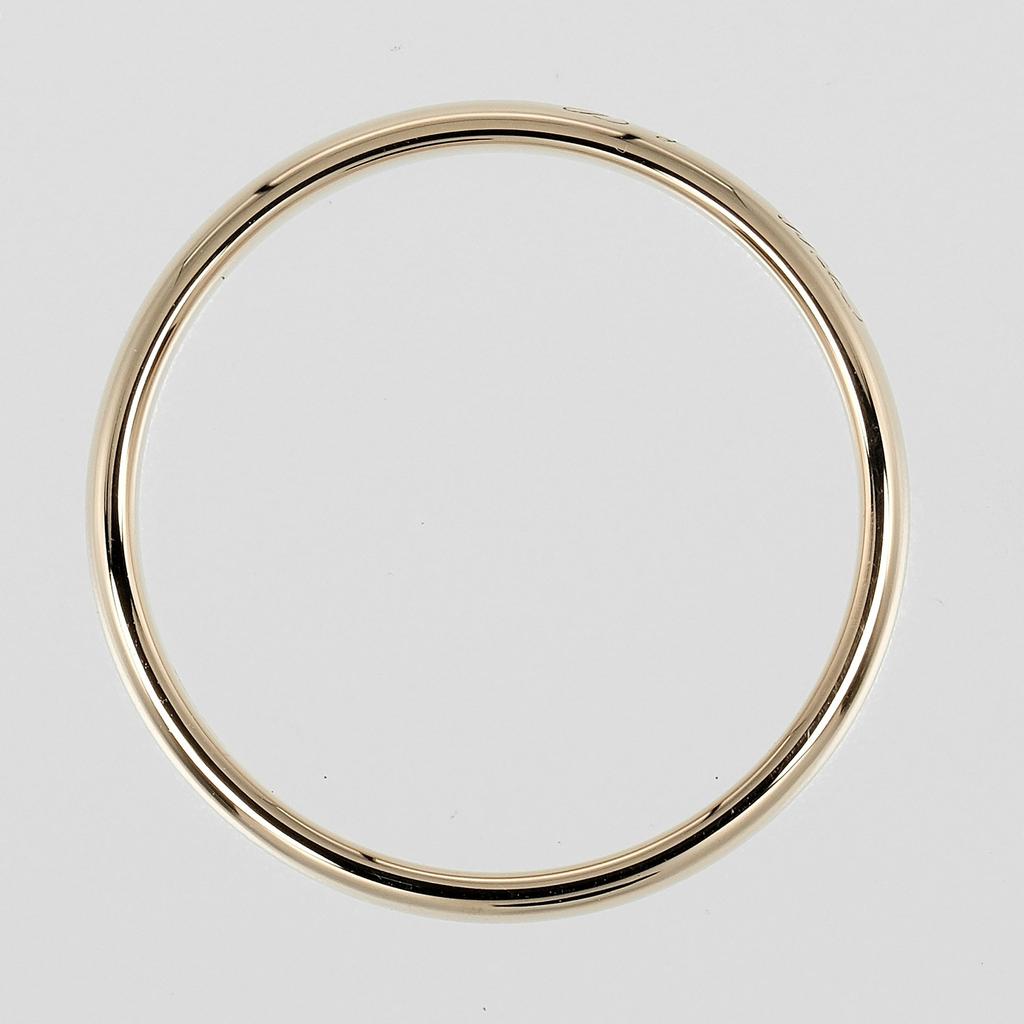 TIFFANY&Co. Notes Lucida Ring K18 Pink Gold #9.0(US Size) 3.2g mens Used